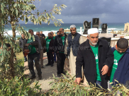 بالفيديو: أعمال الترميم والصيانة في مقبرة "الروم الأرثوذكس" في مدينة يافا